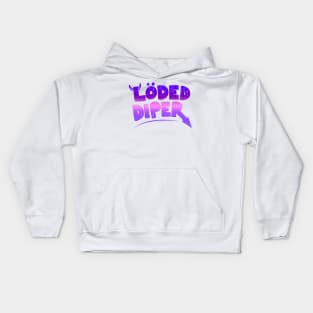 Retro Loded Diaper Kids Hoodie